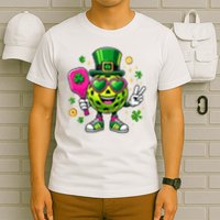 St. Patrick's Day Funny Lucky Pickleball Irish Shamrock T-Shirt