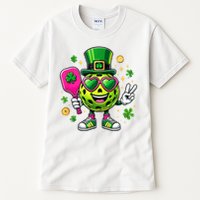 St. Patrick's Day Funny Lucky Pickleball Irish Shamrock Tall T-Shirt