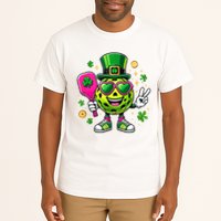 St. Patrick's Day Funny Lucky Pickleball Irish Shamrock Tall T-Shirt