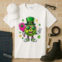 St. Patrick's Day Funny Lucky Pickleball Irish Shamrock Tall T-Shirt