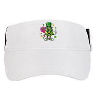 St. Patrick's Day Funny Lucky Pickleball Irish Shamrock Adult Drive Performance Visor