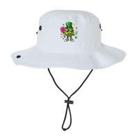 St. Patrick's Day Funny Lucky Pickleball Irish Shamrock Bucket Hat