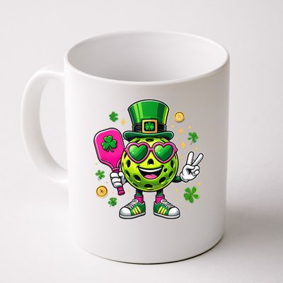 St. Patrick's Day Funny Lucky Pickleball Irish Shamrock Mug