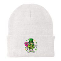 St. Patrick's Day Funny Lucky Pickleball Irish Shamrock Beanie