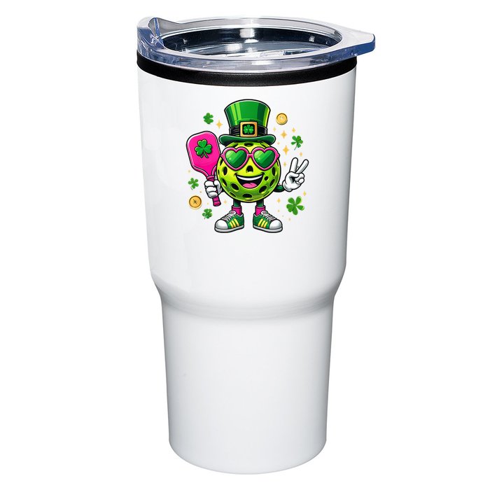 St. Patrick's Day Funny Lucky Pickleball Irish Shamrock Tumbler