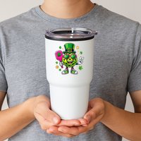 St. Patrick's Day Funny Lucky Pickleball Irish Shamrock Tumbler