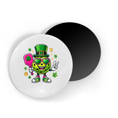 St. Patrick's Day Funny Lucky Pickleball Irish Shamrock Magnet