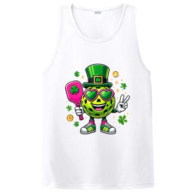 St. Patrick's Day Funny Lucky Pickleball Irish Shamrock PosiCharge Competitor Tank