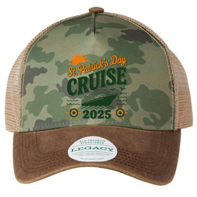 St Patrick’S Day Cruise Squad 2025 Family Matching Fun Legacy Tie Dye Trucker Hat