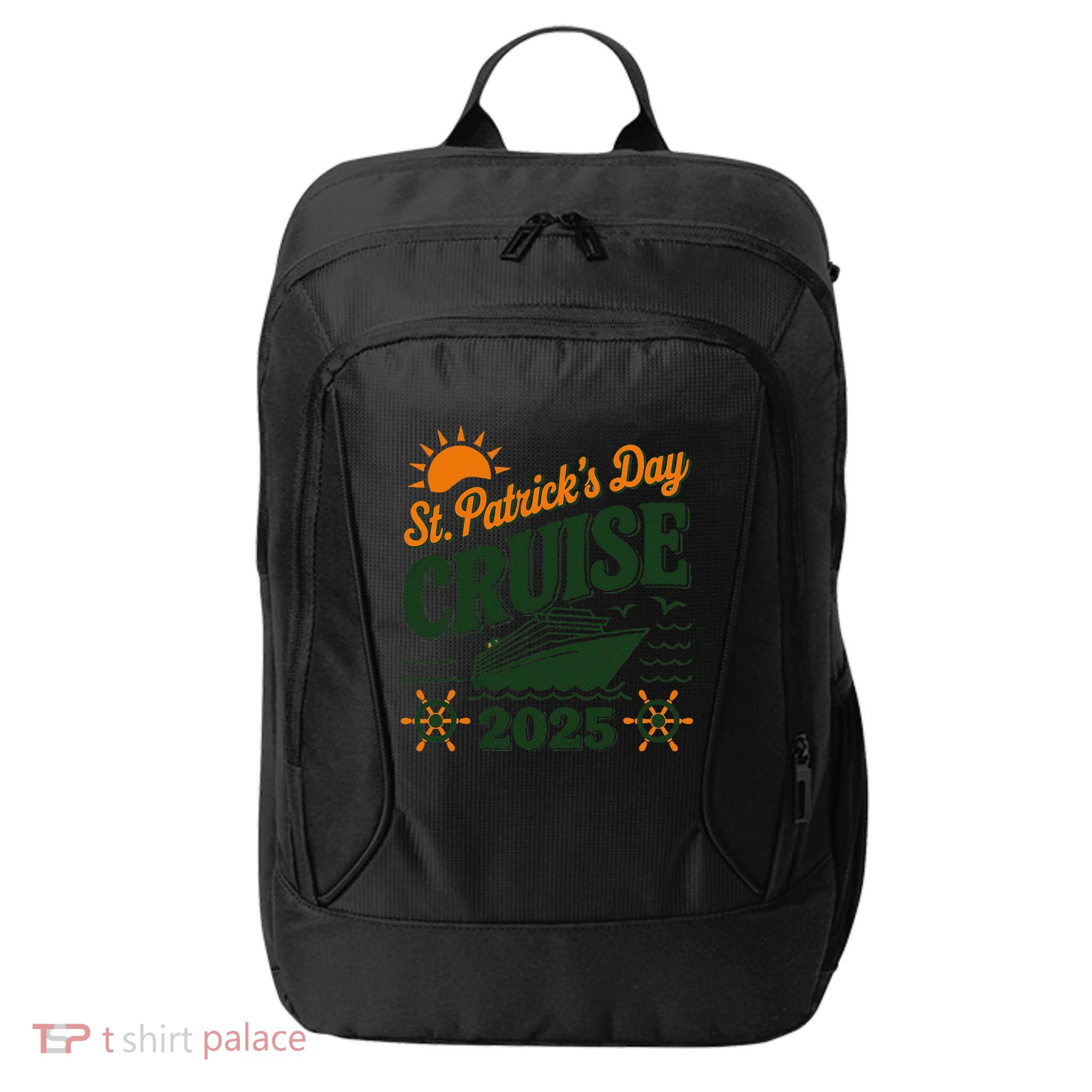St Patrick’S Day Cruise Squad 2025 Family Matching Fun City Backpack