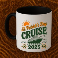 St Patrick’S Day Cruise Squad 2025 Family Matching Fun Mug