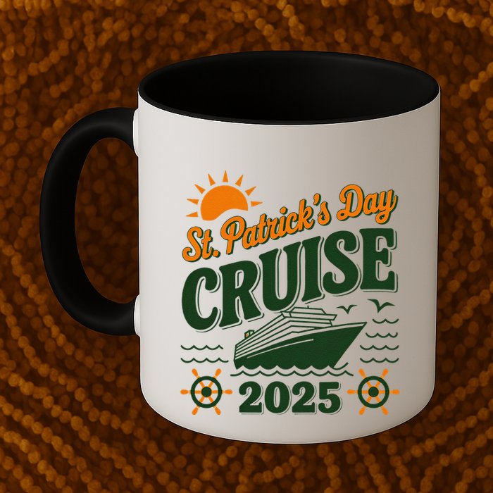 St Patrick’S Day Cruise Squad 2025 Family Matching Fun Mug