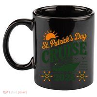 St Patrick’S Day Cruise Squad 2025 Family Matching Fun 11oz C Handle Ceramic Mug