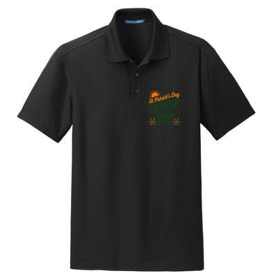St Patrick’S Day Cruise Squad 2025 Family Matching Fun Dry Zone Grid Polo