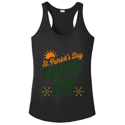 St Patrick’S Day Cruise Squad 2025 Family Matching Fun Ladies PosiCharge Competitor Racerback Tank