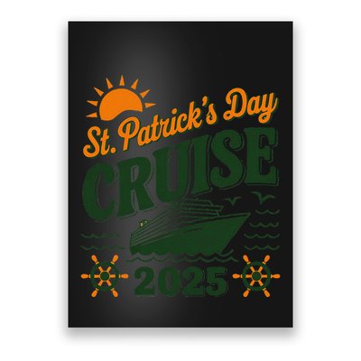 St Patrick’S Day Cruise Squad 2025 Family Matching Fun Poster