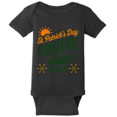 St Patrick’S Day Cruise Squad 2025 Family Matching Fun Baby Bodysuit