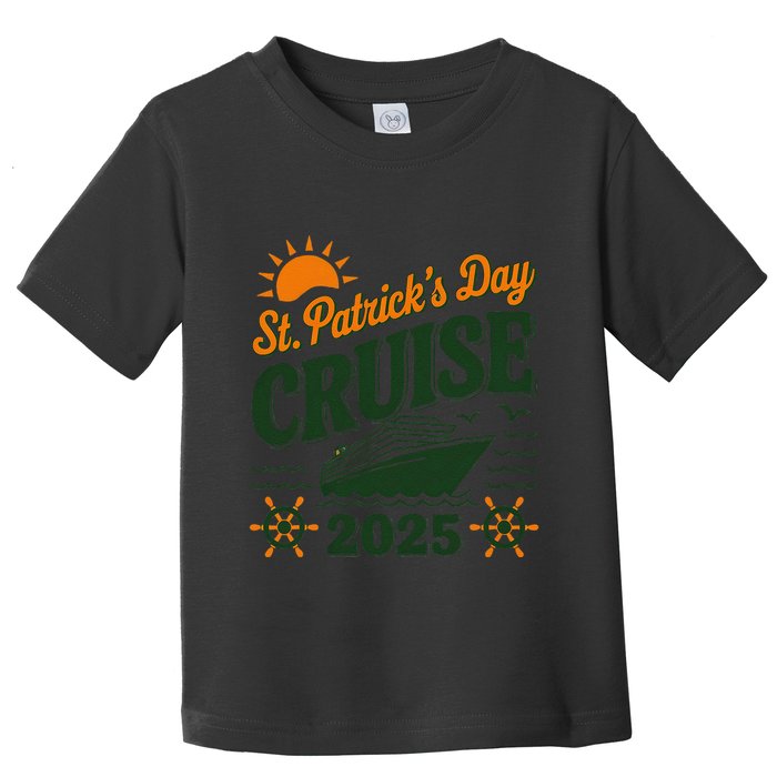 St Patrick’S Day Cruise Squad 2025 Family Matching Fun Toddler T-Shirt