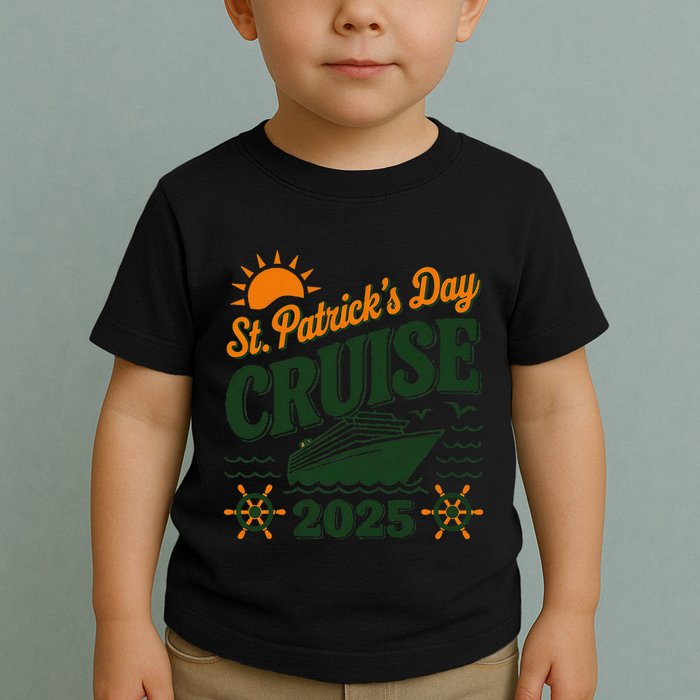 St Patrick’S Day Cruise Squad 2025 Family Matching Fun Toddler T-Shirt