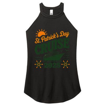 St Patrick’S Day Cruise Squad 2025 Family Matching Fun Women's Perfect Tri Rocker Tank