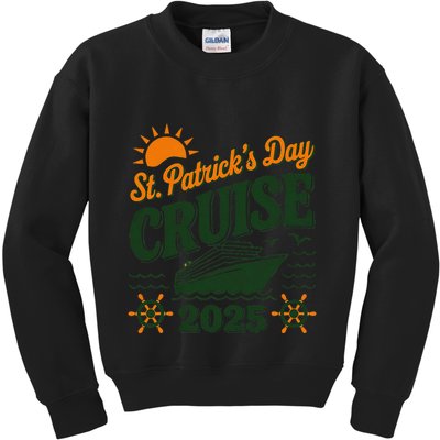 St Patrick’S Day Cruise Squad 2025 Family Matching Fun Kids Sweatshirt