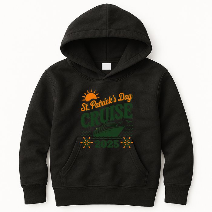 St Patrick’S Day Cruise Squad 2025 Family Matching Fun Kids Hoodie