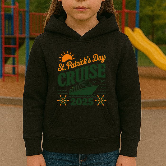 St Patrick’S Day Cruise Squad 2025 Family Matching Fun Kids Hoodie