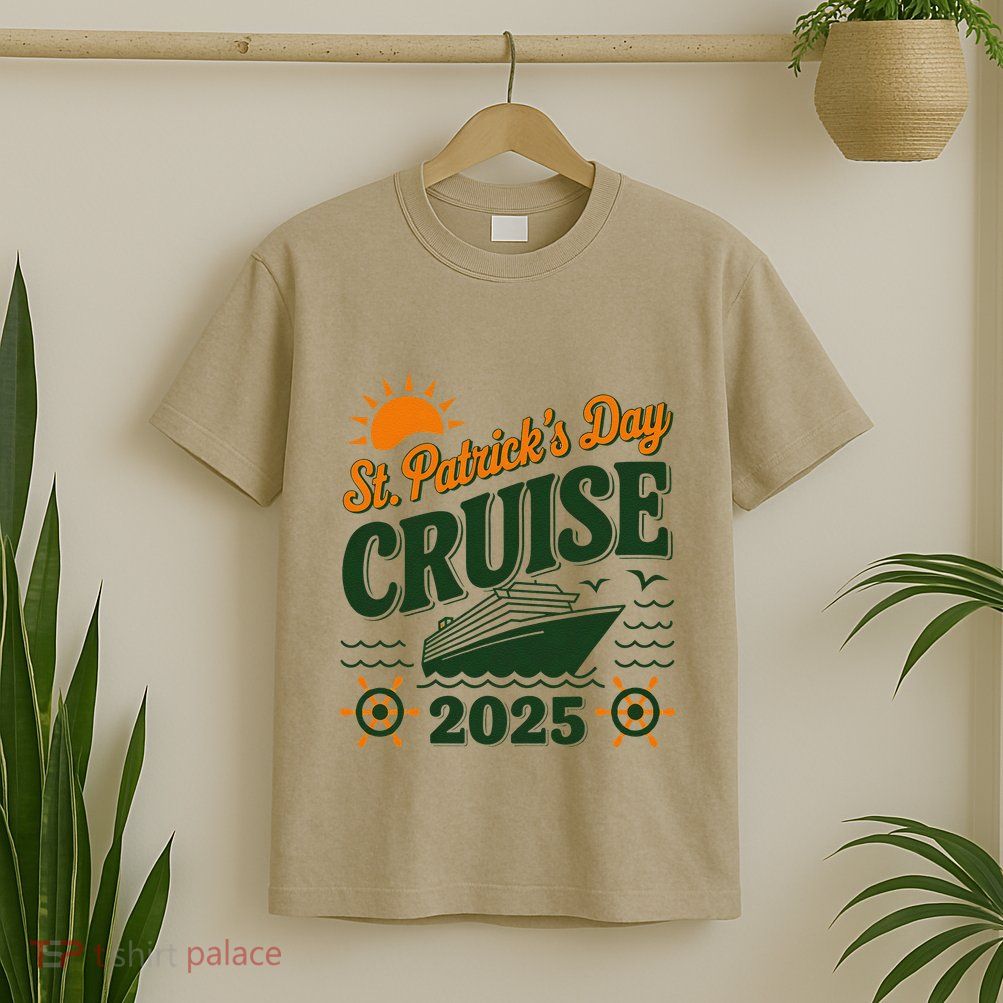 St Patrick’S Day Cruise Squad 2025 Family Matching Fun T-Shirt