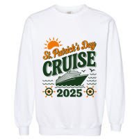 St Patrick’S Day Cruise Squad 2025 Family Matching Fun Garment-Dyed Sweatshirt