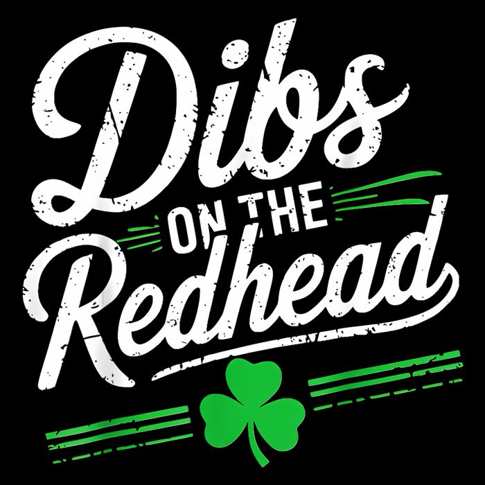 St Patrick's Day Dibs On The Redhead Shamrock 16 in Basic Backpack