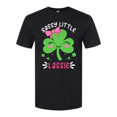 St Patricks Day Sassy Little Lassie Funny Softstyle® CVC T-Shirt