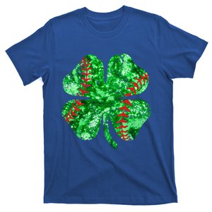 St Patricks Day Tie Dye Baseball Shamrock Cool Gift T-Shirt