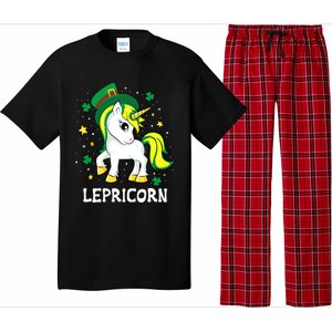 St Patricks Day Unicorn Lepricorn Pajama Set