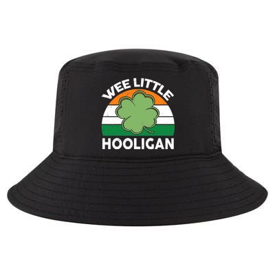 St Patricks Day Wee Little Hooligan Irish Baby Boy Cool Comfort Performance Bucket Hat