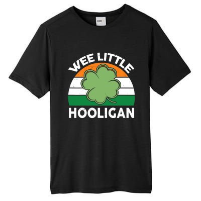 St Patricks Day Wee Little Hooligan Irish Baby Boy Tall Fusion ChromaSoft Performance T-Shirt