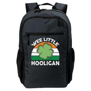 St Patricks Day Wee Little Hooligan Irish Baby Boy Daily Commute Backpack