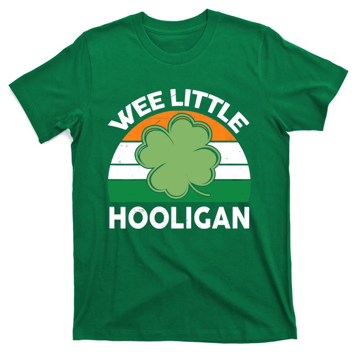 St Patricks Day Wee Little Hooligan Irish Baby Boy T-Shirt