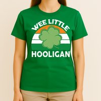 St Patricks Day Wee Little Hooligan Irish Baby Boy T-Shirt