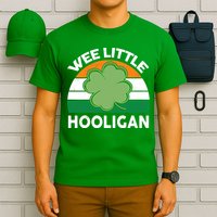 St Patricks Day Wee Little Hooligan Irish Baby Boy T-Shirt