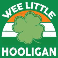 St Patricks Day Wee Little Hooligan Irish Baby Boy T-Shirt