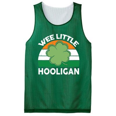 St Patricks Day Wee Little Hooligan Irish Baby Boy Mesh Reversible Basketball Jersey Tank