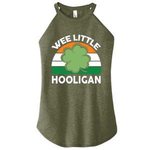 St Patricks Day Wee Little Hooligan Irish Baby Boy Women's Perfect Tri Rocker Tank