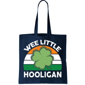 St Patricks Day Wee Little Hooligan Irish Baby Boy Tote Bag