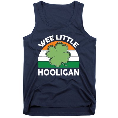 St Patricks Day Wee Little Hooligan Irish Baby Boy Tank Top