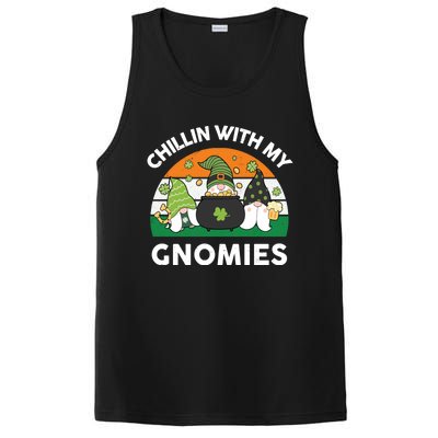 St Patricks Day Gift Chillin With My Gnomies Cool Gift PosiCharge Competitor Tank