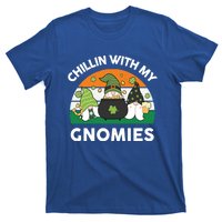 St Patricks Day Gift Chillin With My Gnomies Cool Gift T-Shirt