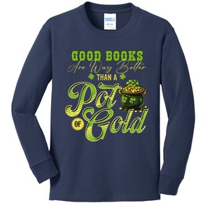 St. PatrickS Day For Published Author Book Writer Publisher Kids Long Sleeve Shirt