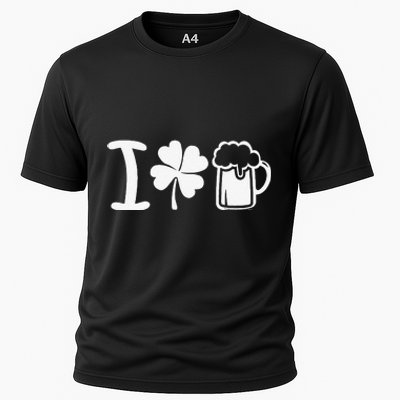 Saint Patrick's Day I Love Beer Cooling Performance Crew T-Shirt