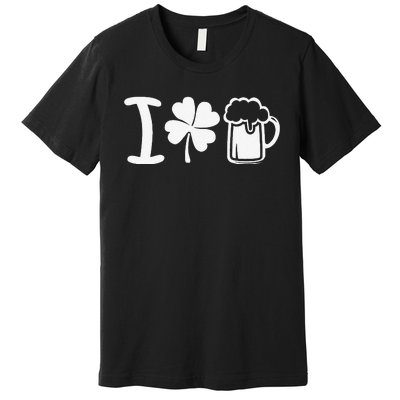 Saint Patrick's Day I Love Beer Premium T-Shirt