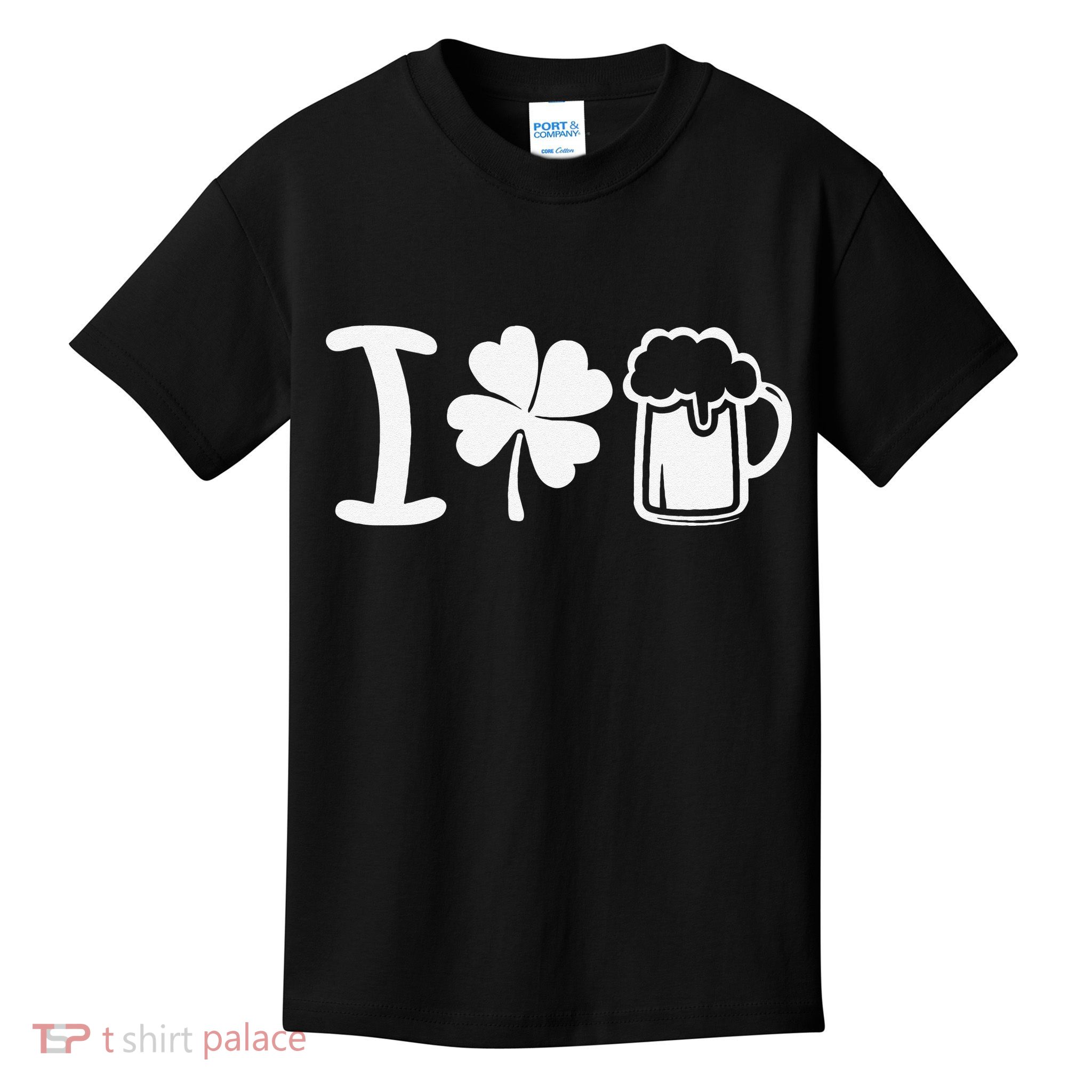Saint Patrick's Day I Love Beer Kids T-Shirt